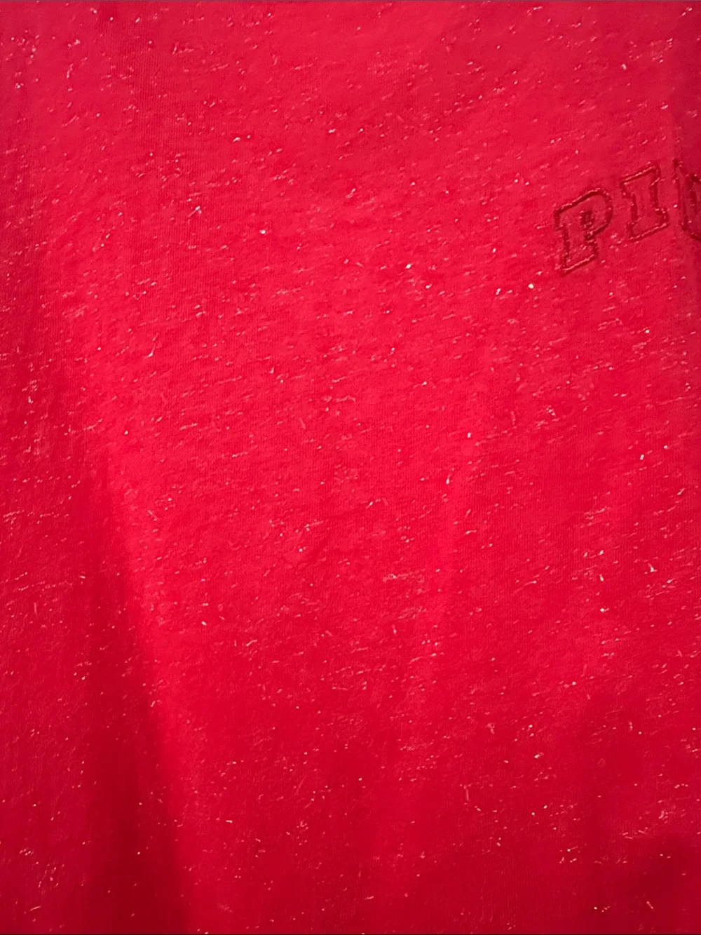 PINK Victoria's Secret Campus Cotton T-shirt in Bright Vermillion - Picture 3 of 9